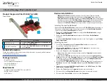 StarTech.com 6P6G-PCIE-SATA-CARD Quick Start Manual preview