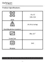 Preview for 12 page of StarTech.com 8STARMDUAL2 User Manual