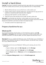 Preview for 7 page of StarTech.com 8STHSB225S3R Quick Start Manual