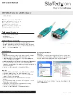 StarTech.com 8STICUSB232SM3 Instruction Manual preview