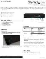 Preview for 1 page of StarTech.com 8STIES101002SFP Quick Start Manual