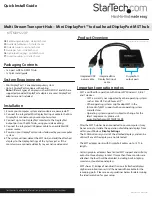 StarTech.com 8STMSTMDP122DP Quick Install Manual preview