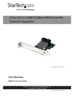 Предварительный просмотр 1 страницы StarTech.com 8STPEXSAT34RH User Manual