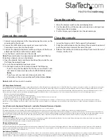 Предварительный просмотр 2 страницы StarTech.com 8STRKCONS1901 Quick Start Manual