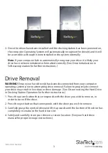 Preview for 6 page of StarTech.com 8STSDOCK2U33 Quick Start Manual