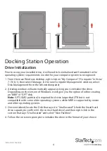 Preview for 7 page of StarTech.com 8STSDOCK2U33 Quick Start Manual