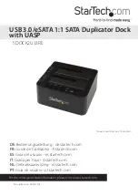 StarTech.com 8STSDOCK2U33RE Manual preview