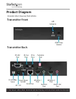 Preview for 8 page of StarTech.com 8STST222HDBT User Manual