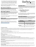 Preview for 2 page of StarTech.com 8STSV431HDU3A2 Quick Start Manual