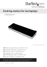 StarTech.com 8STUSB3DDOCKFT Instruction Manual preview