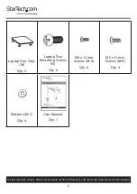 Предварительный просмотр 14 страницы StarTech.com A-LAPTOP-DESK-MOUNT User Manual