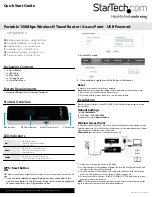 Preview for 1 page of StarTech.com AP150WN1X1U Quick Start Manual