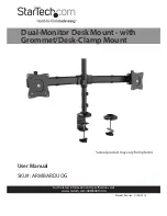 StarTech.com ARMBARDUOG User Manual preview