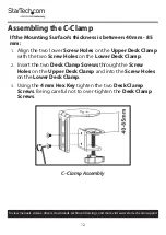 Preview for 13 page of StarTech.com ARMDUAL3 User Manual