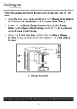 Preview for 14 page of StarTech.com ARMDUAL3 User Manual