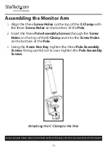 Preview for 15 page of StarTech.com ARMDUAL3 User Manual