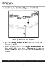 Preview for 16 page of StarTech.com ARMDUAL3 User Manual