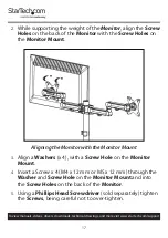 Preview for 18 page of StarTech.com ARMDUAL3 User Manual