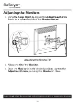 Preview for 20 page of StarTech.com ARMDUAL3 User Manual