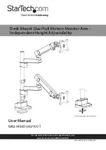 StarTech.com ARMDUALPIVOT User Manual preview