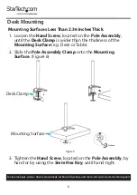 Preview for 20 page of StarTech.com ARMPIVOTE2 User Manual