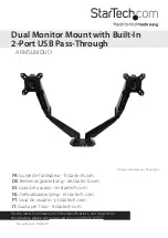 Preview for 1 page of StarTech.com ARMSLIMDUO Manual