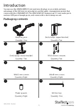 Preview for 3 page of StarTech.com ARMSLIMDUO Manual