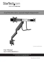 StarTech.com ARMSLMBARDUO User Manual preview