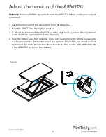 Preview for 10 page of StarTech.com ARMSTSL Manual