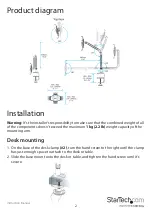 Preview for 5 page of StarTech.com ARMTBLTIW Instruction Manual