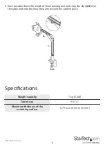 Preview for 9 page of StarTech.com ARMTBLTIW Instruction Manual