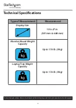 Preview for 7 page of StarTech.com ARMUNONB User Manual