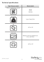 Preview for 6 page of StarTech.com ARMWALL Manual