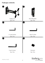 Preview for 7 page of StarTech.com ARMWALLS Quick Start Manual