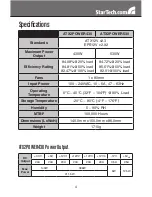 Preview for 7 page of StarTech.com ATX2POWER430 Instruction Manual