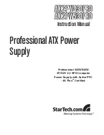 StarTech.com ATX2PW430PRO Instruction Manual preview