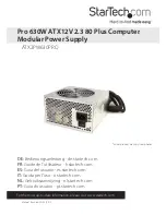 Preview for 1 page of StarTech.com ATX2PW630PRO User Manual