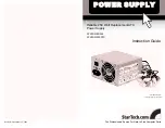 Preview for 1 page of StarTech.com ATXPOW250PFC Instruction Manual