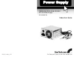 Preview for 1 page of StarTech.com ATXPOW250PRO Instruction Manual