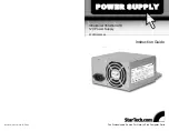 Preview for 1 page of StarTech.com ATXPOW350SL Instruction Manual