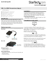 Preview for 1 page of StarTech.com CDP2HD4K60SA Quick Start Manual