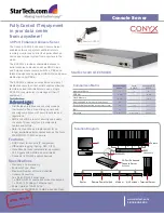 StarTech.com CONYX ECS0016 Specifications preview