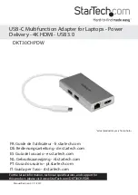 Предварительный просмотр 1 страницы StarTech.com DKT30CHPDW Instruction Manual