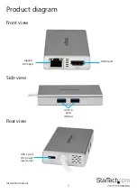 Предварительный просмотр 4 страницы StarTech.com DKT30CHPDW Instruction Manual