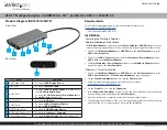 StarTech.com DKT30CHVAUSP Quick Start Manual предпросмотр