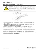 Предварительный просмотр 5 страницы StarTech.com DRW115ATABK User Manual