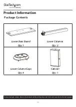 Preview for 12 page of StarTech.com DSIGNAGESTND User Manual