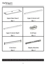 Preview for 13 page of StarTech.com DSIGNAGESTND User Manual