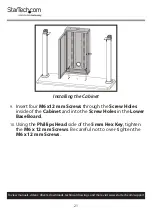 Preview for 22 page of StarTech.com DSIGNAGESTND User Manual