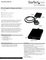 Preview for 1 page of StarTech.com DVI2DPA Instruction Manual